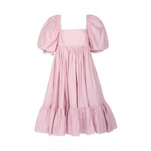 Selkie The Ice Cream Gingham French Puff Dress